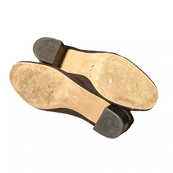 JOlE x REVOLVE | Neely Brown Ribbed Sock Women Ankle Heel Booties Size 8.5 - Picture 6 of 6